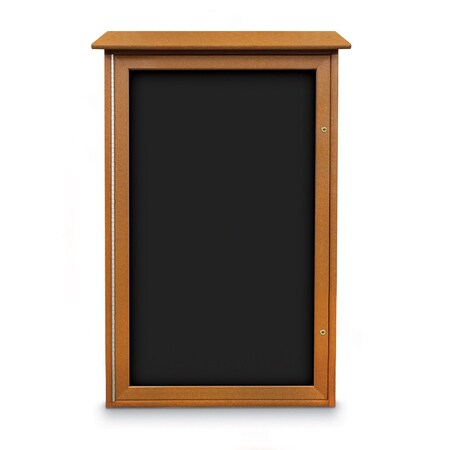 United Visual Products Indoor Enclosed Combo Board, 72"x36", White Frame/Green & Pearl UVCB7236W-GREEN-PEARL